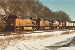 Z train cruises west through Hoffman